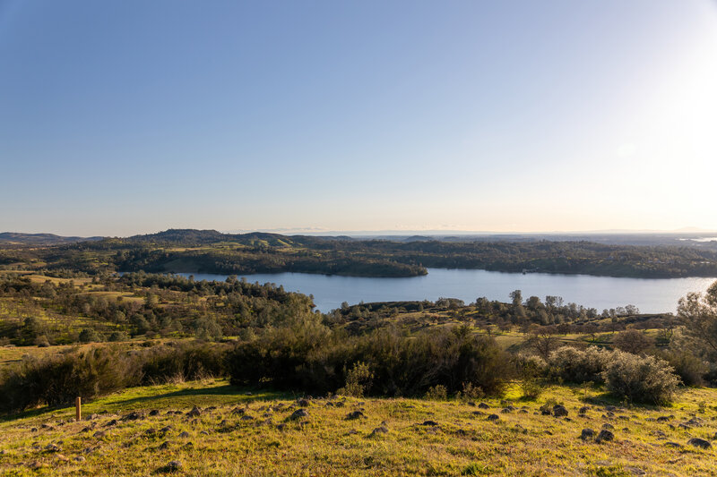 South side of Pardee Reservoir from John Bull Peak.