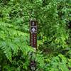 Reservoir Trail Marker.