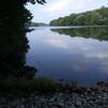 After a short while, if you get off the trail, you get a great view of the reservoir.