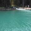 Whirlpool Creek feeding into Rainbow Lake.  Trout paradise.