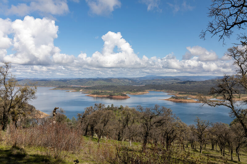 New Melones Lake from Peoria Mountain.