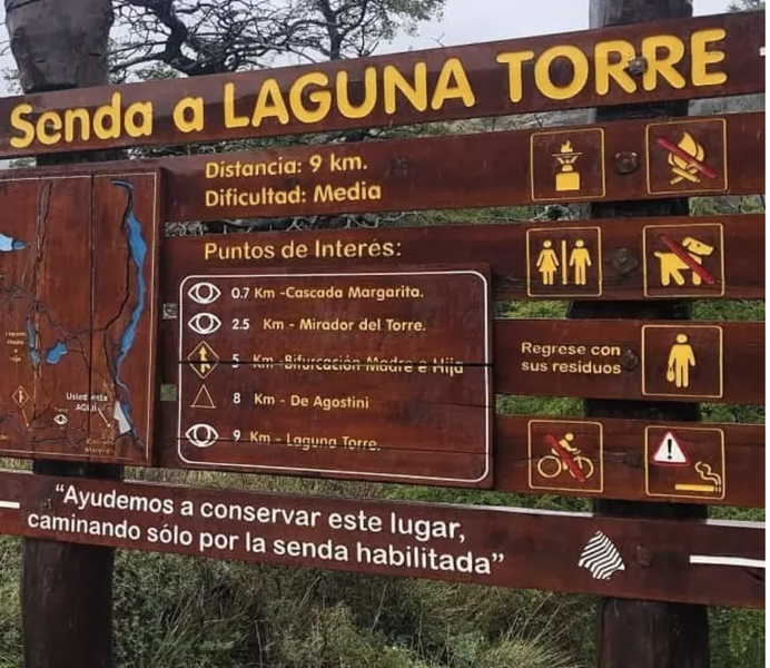 Laguna Torre Trail.