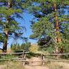 Entrance to the Winnegar Ridge Trail.