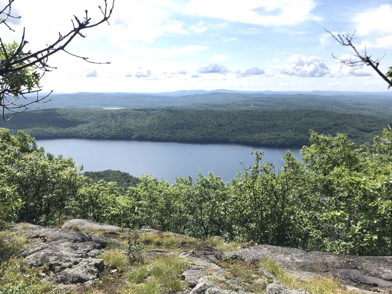 View of Dan Hole Pond from Sentinel Mountain.