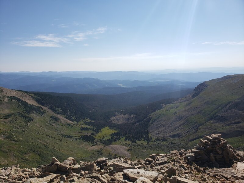 From the top of Jicarita peak.