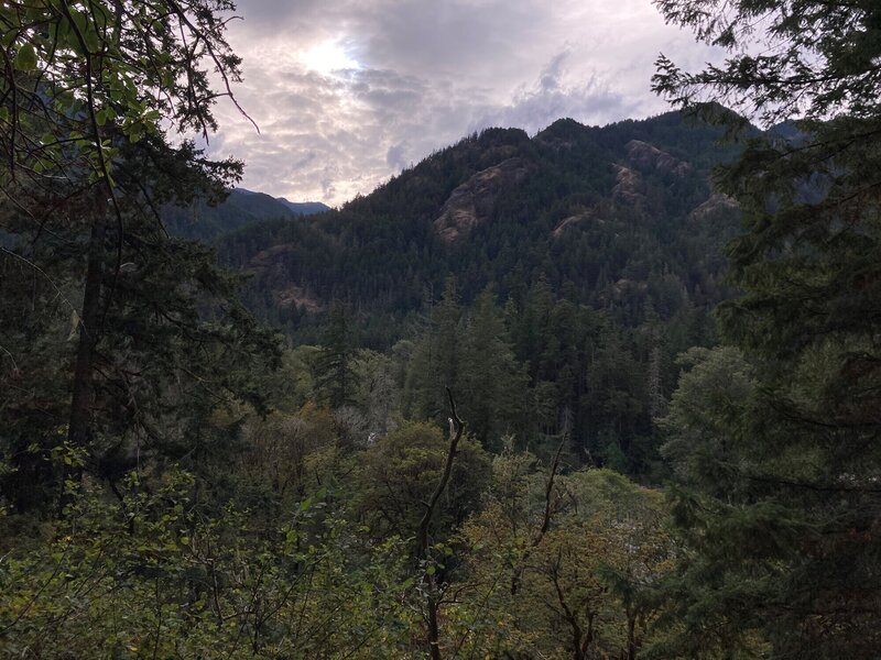 Looking across the Elwha