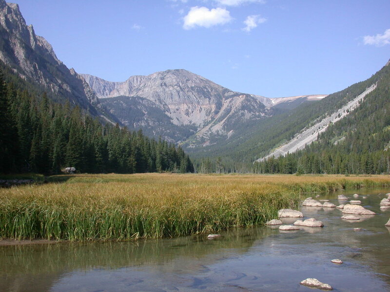 Looking West from Slough Lake.