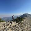 North bound along the ridge to Baldy.