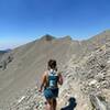 Talus field heading toward Naka Nuki and Sacagawea.