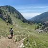 Heading down into Corbly Gulch.