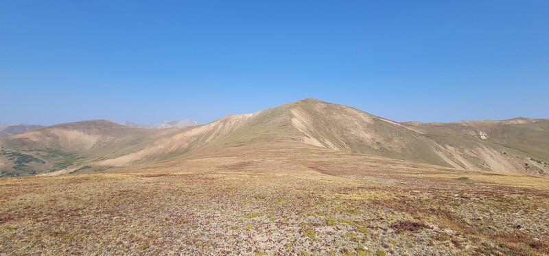 At the saddle looking towards Woods Mountain.