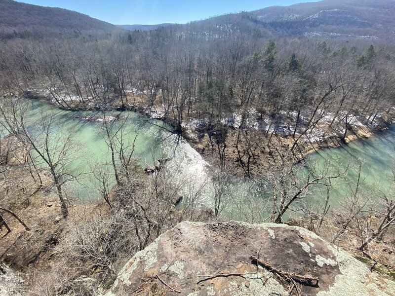 A chilly day at Emerald Pool Overlook.