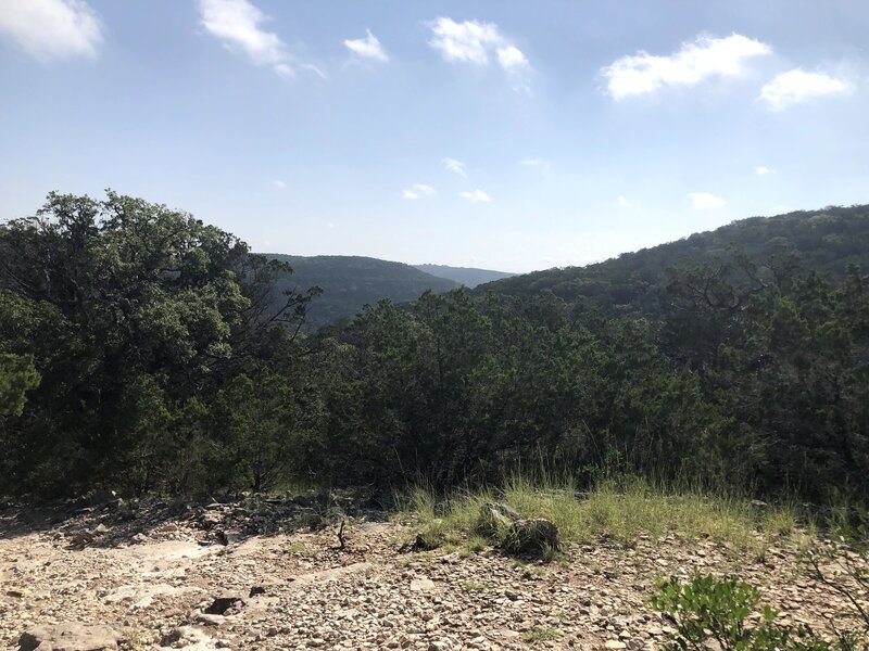 View from the end of the overlook.