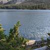 View from NW Hollowtop Lake after being shut down by blowdown in our attempt to get to Deep Lake.