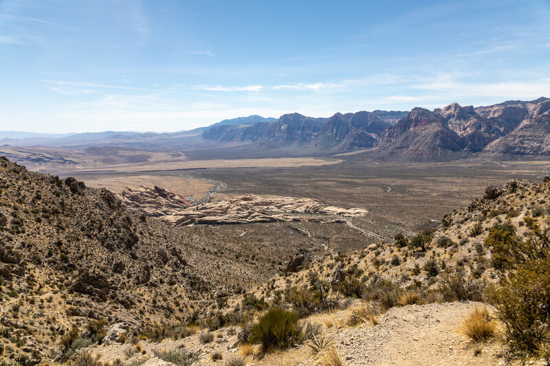 The Red Rock Basin from the Turtlehead Peak ascent.