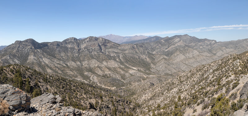 La Madre Mountains west of North Peak.