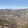 La Madre Mountains west of North Peak.