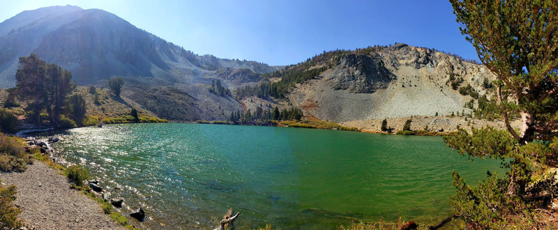 Emma Lake and Emma Peak Late September.