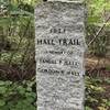Hall Trail Memorial Marker