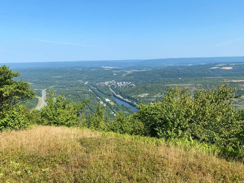 View of Lehigh Gorge from rerouted A.T., formerly North Trail.