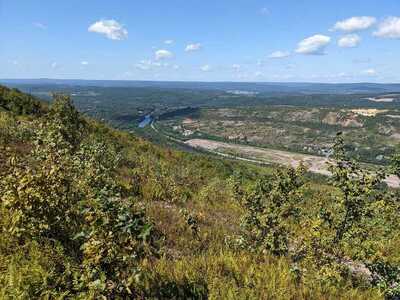 View of Lehigh Gorge from rerouted A.T., formerly North Trail.