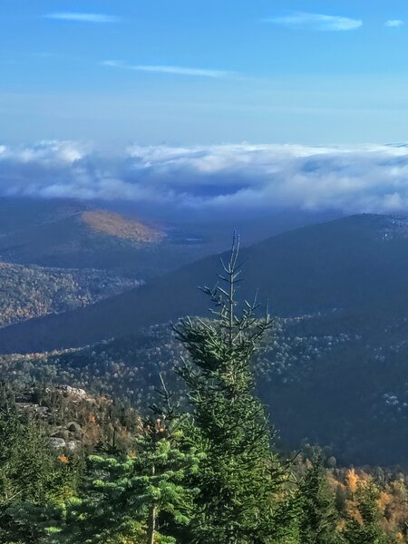 The payoff for views can start well before the Jay Mountain summit. While the trail is moderate, even for less fit hikers, you my be able to achieve some stunning views well sooner than the top.