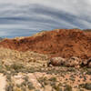 Turtlehead Peak and red rock from Kraft Mountain Loop,