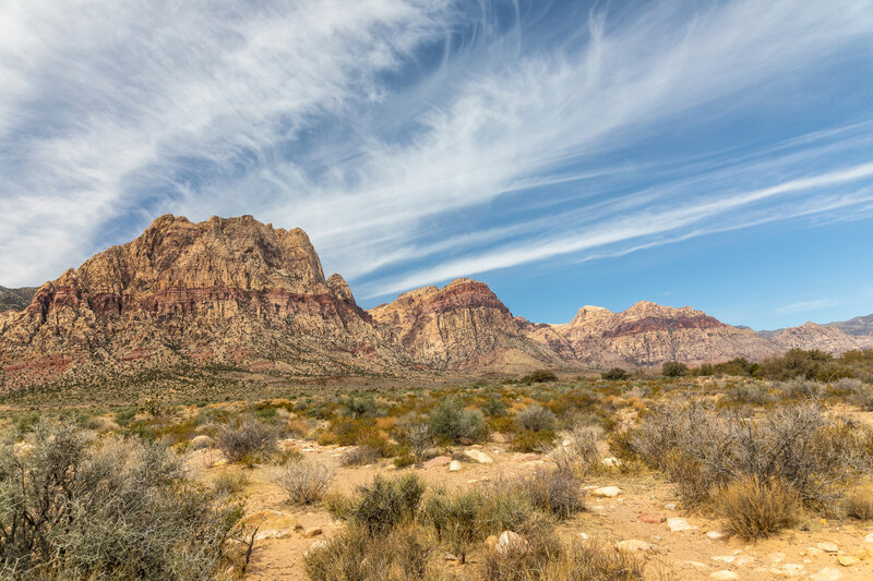 The Rainbow Mountain "skyline" from the First Creek trailhead.