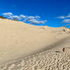 Walking through the dune blowout. Amazing views.