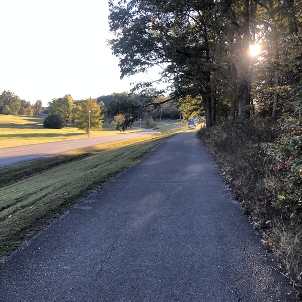 Paved spur to McLane Park Trail.
