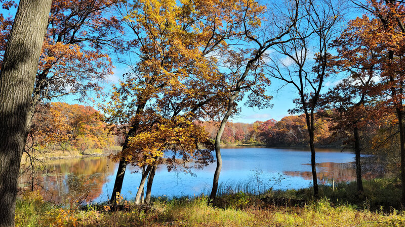 Portage Lake in October