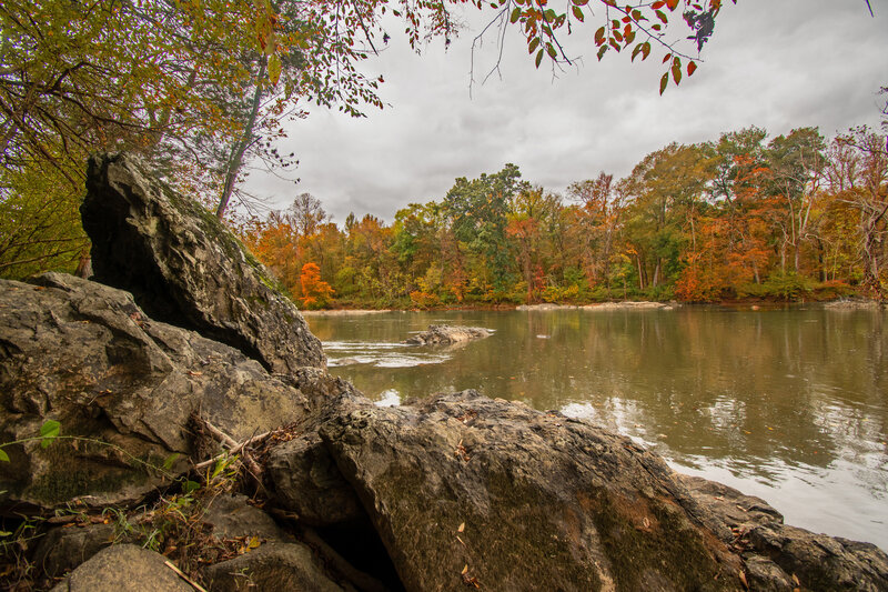 Lower Hall River in fall