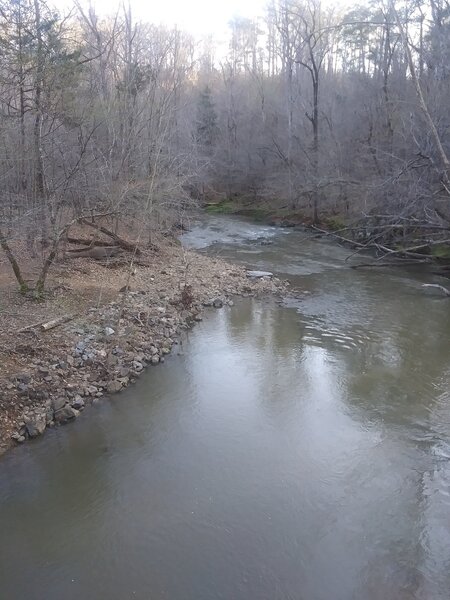 Overlooking New Hope Creek