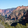 Hop Valley from Lower Kolob Plateau.