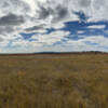 A view over the prairie from the intersection of the Lookout Point Trail and Highland Creek Trail.