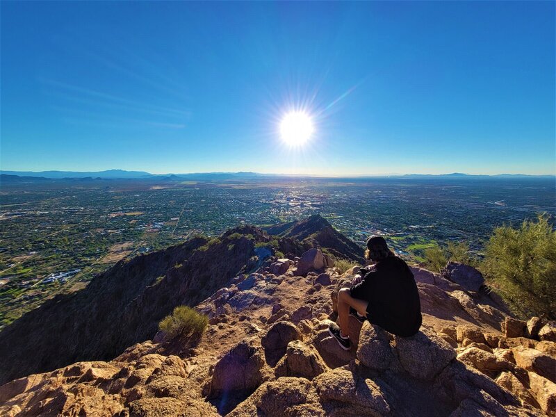 Looking South from the peak.