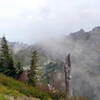 The Mt Whittier ridge at left, Mt Tomroy (rocky dome) and Mt Margaret at right.