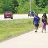 Walkers utilizing the Shelby Trail