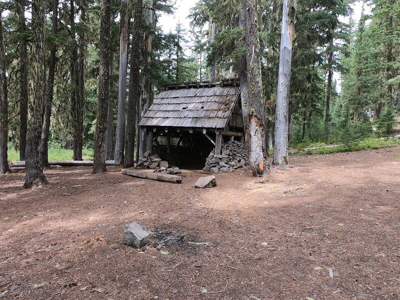 Cliff Lake shelter.