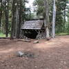 Cliff Lake shelter.