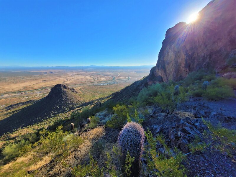 View from the trail.