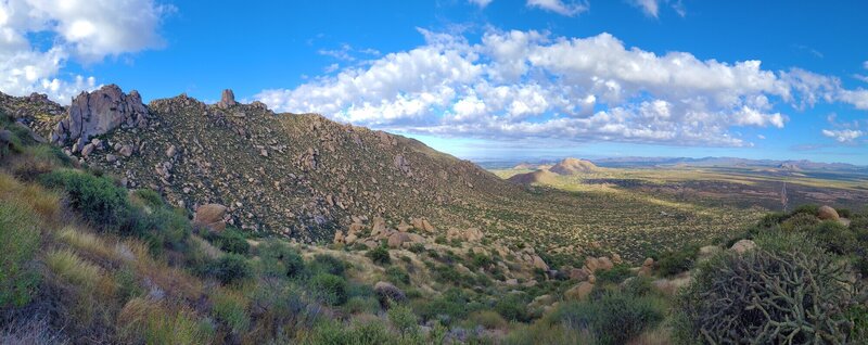 View from the trail.