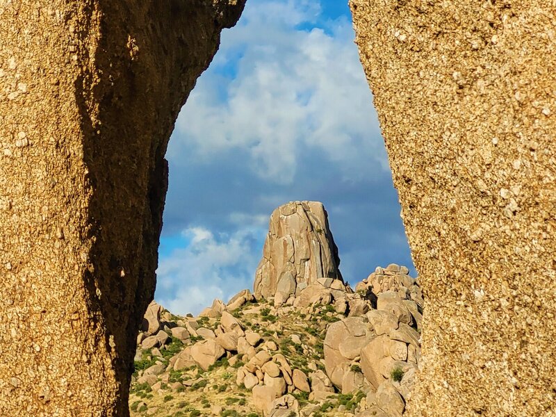 View from the trail.