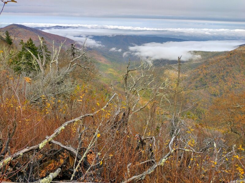 Looking towards the Sugarlands near Gatlinburg.