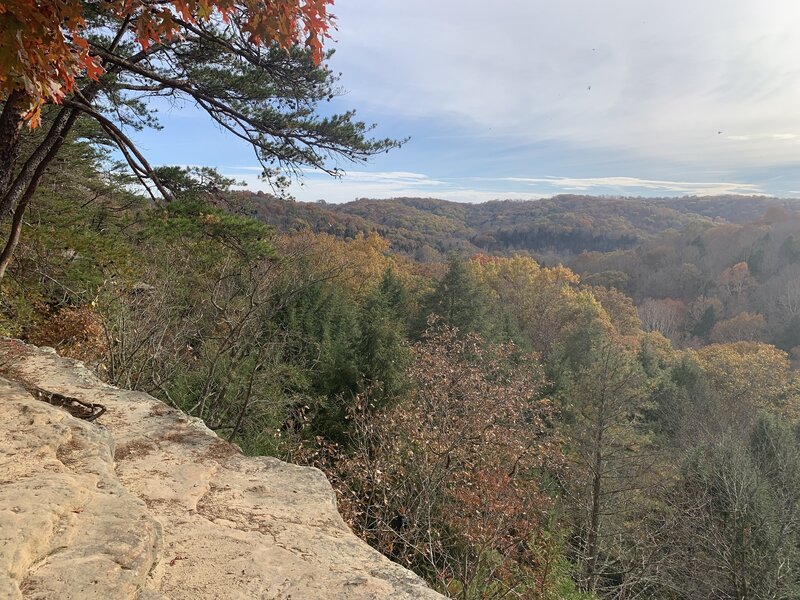 Top of Cliff looking across valley