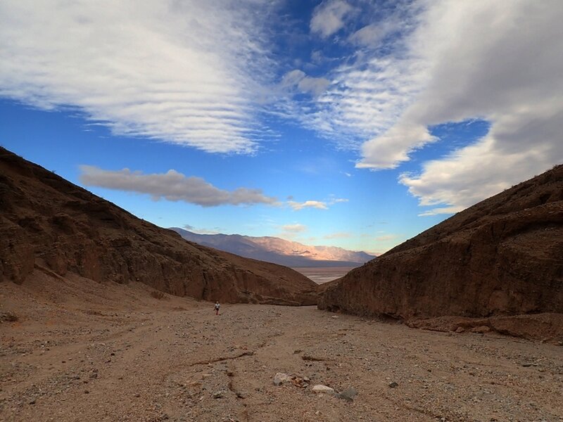 Entering the mouth of Sidewinder Canyon