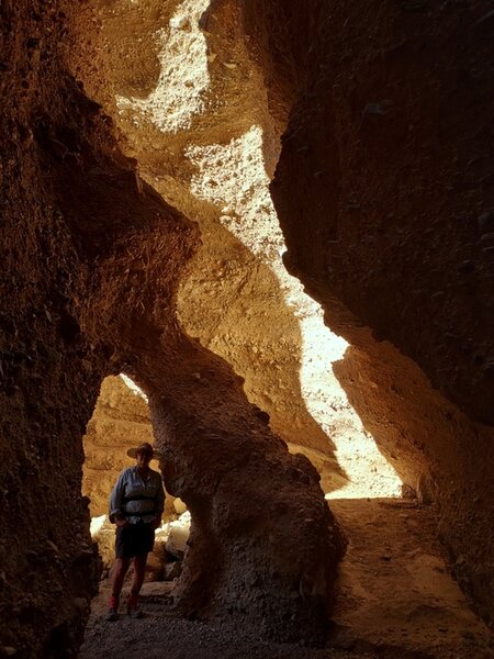 The second natural bridge in the eastern-most slot.