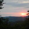 Sunset from Roundtop Shelter.