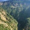 Looking down on the Rispana gorge from the Rajpur-Jharipani/KIpling Trail.