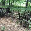 A piece of old farm equipment along the West Loop.